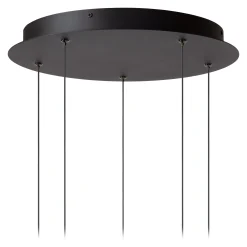 CALINA - Hanglamp - Ø 42 cm - LED Dimb. - 5x8,2W 2700K - Zwart*Lucide Clearance