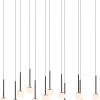 CALINA - Hanglamp - LED Dimb. - 12x7,7W 2700K - Zwart*Lucide Hot