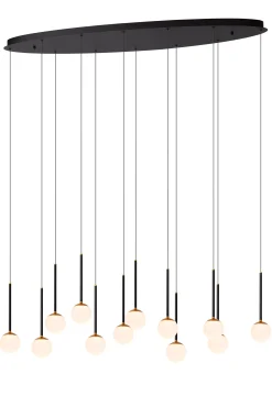 CALINA - Hanglamp - LED Dimb. - 12x7,7W 2700K - Zwart*Lucide Hot