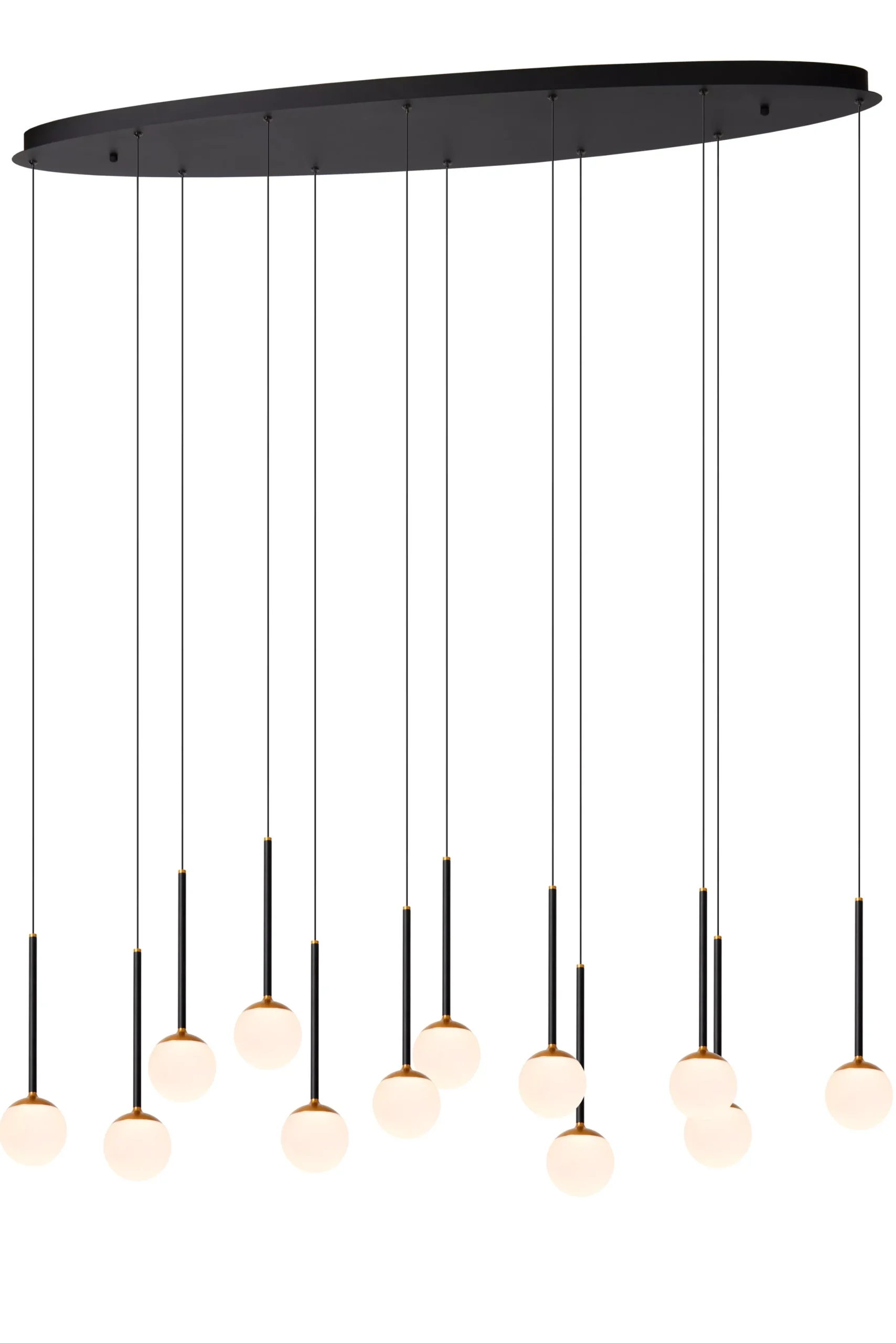 CALINA - Hanglamp - LED Dimb. - 12x7,7W 2700K - Zwart*Lucide Hot