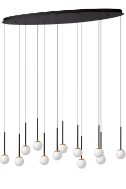 CALINA - Hanglamp - LED Dimb. - 12x7,7W 2700K - Zwart*Lucide Hot