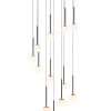 CALINA - Hanglamp - Ø 69,9 cm - LED Dimb. - 12x7,7W 2700K - Zwart*Lucide Clearance