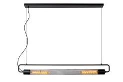 CALIXT - Hanglamp - 2xE27 - Zwart*Lucide Fashion