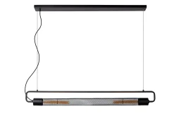 CALIXT - Hanglamp - 2xE27 - Zwart*Lucide Fashion
