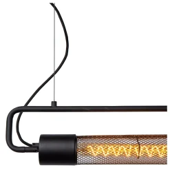 CALIXT - Hanglamp - 2xE27 - Zwart*Lucide Fashion
