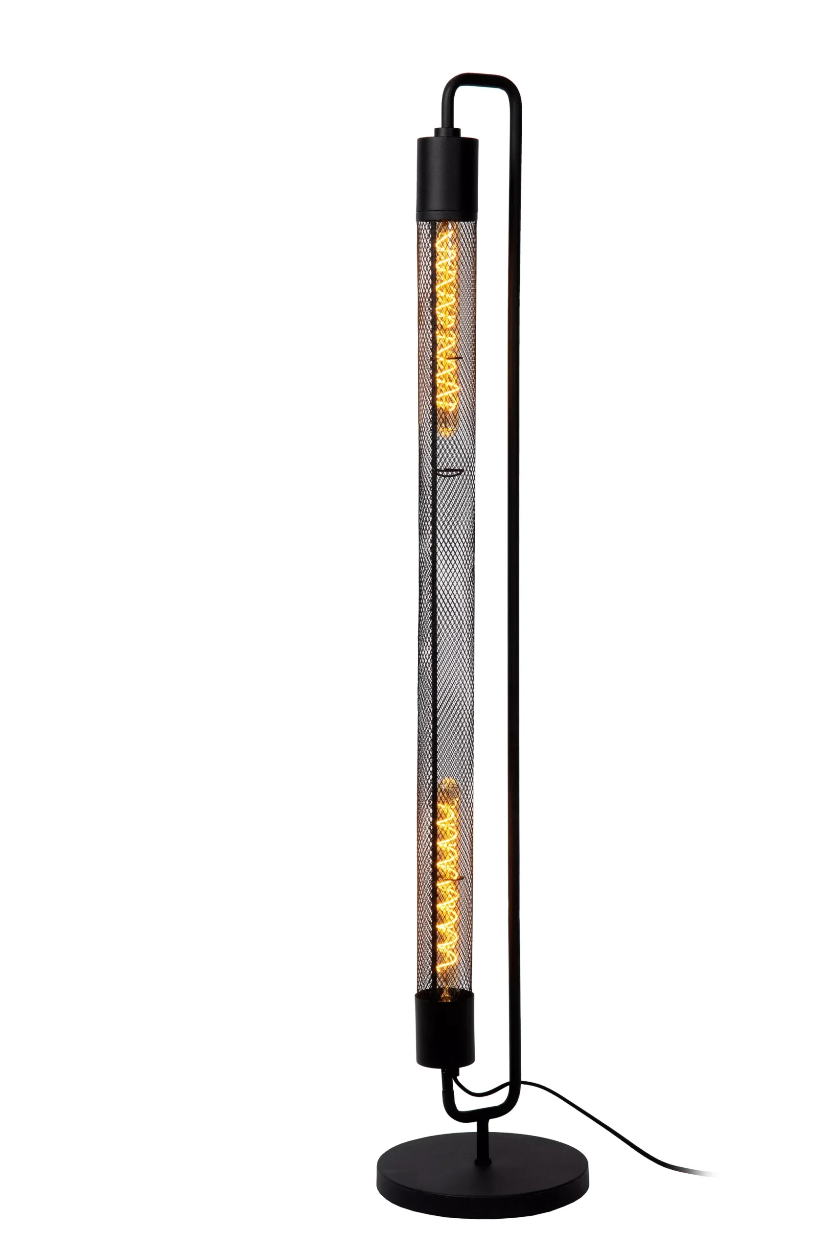 CALIXT - Vloerlamp - 2xE27 - Zwart*Lucide Store