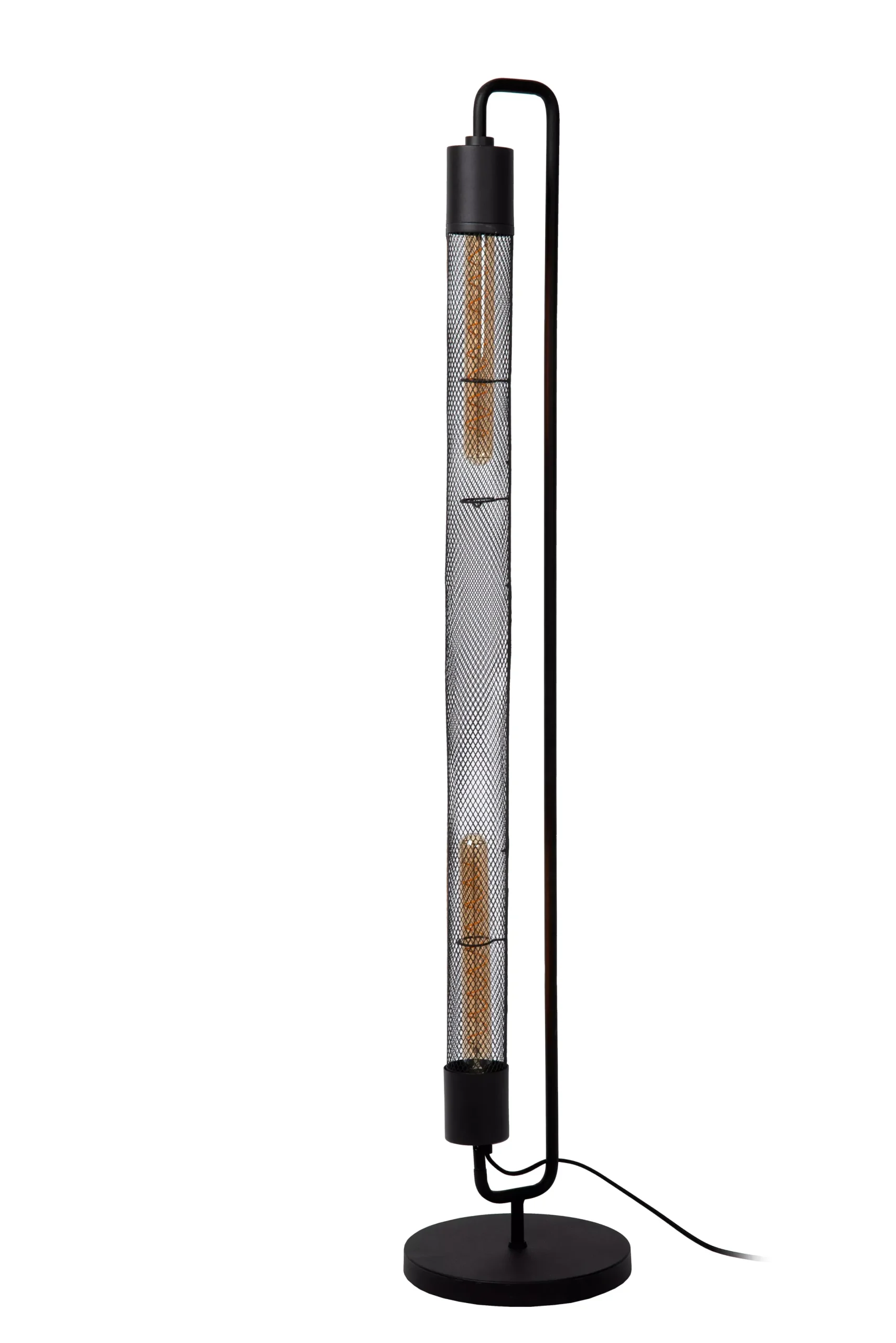CALIXT - Vloerlamp - 2xE27 - Zwart*Lucide Store