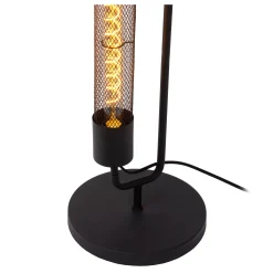 CALIXT - Vloerlamp - 2xE27 - Zwart*Lucide Store