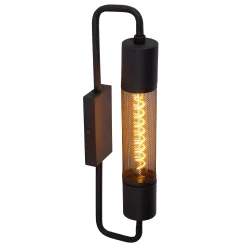 CALIXT - Wandlamp - 1xE27 - Zwart*Lucide Best