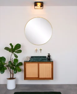 CARLYN - Plafonnière Badkamer - 2xE14 - IP54 - Zwart*Lucide Best Sale