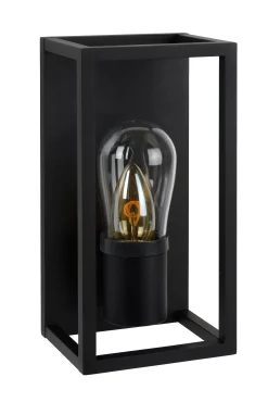 CARLYN - Wandlamp Badkamer - 1xE14 - IP54 - Zwart*Lucide Discount