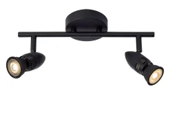 CARO - Plafondspot - 2xGU10 - Zwart*Lucide Best Sale