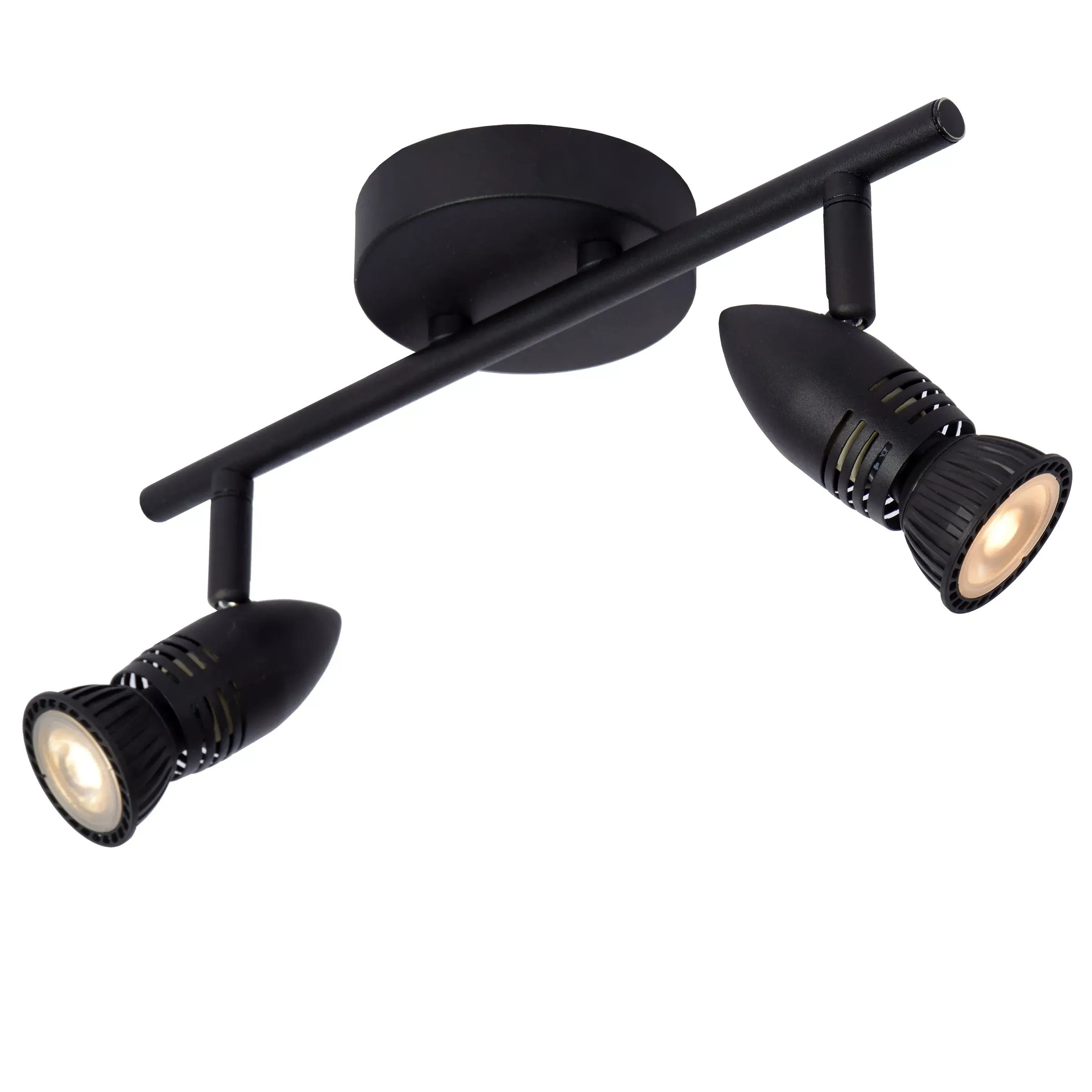 CARO - Plafondspot - 2xGU10 - Zwart*Lucide Best Sale
