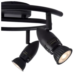 CARO - Plafondspot - Ø 31 cm - 3xGU10 - Zwart*Lucide Fashion