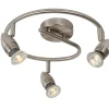 CARO-LED - Plafondspot - Ø 31 cm - LED - GU10 - 3x5W 2700K - Mat chroom*Lucide Discount