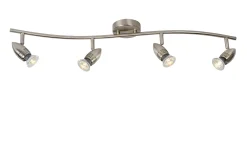 CARO-LED - Plafondspot - LED - GU10 - 4x5W 2700K - Mat chroom*Lucide New