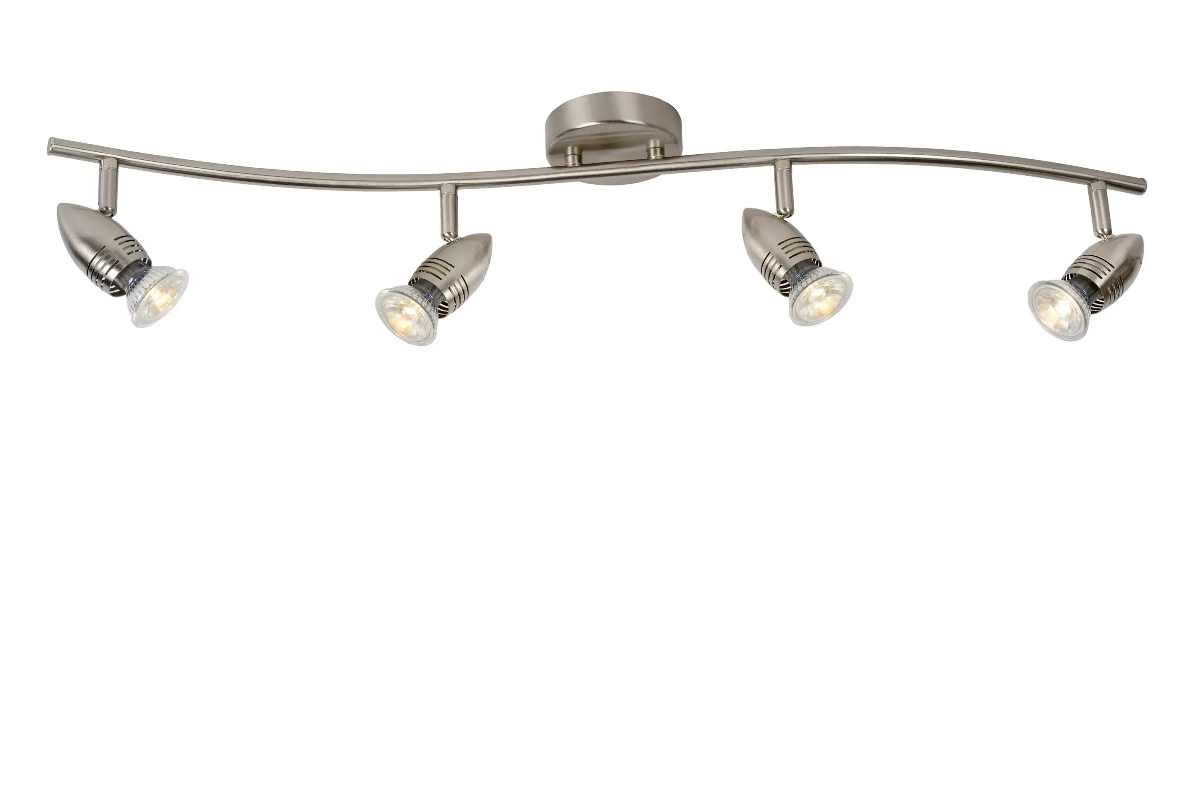 CARO-LED - Plafondspot - LED - GU10 - 4x5W 2700K - Mat chroom*Lucide New