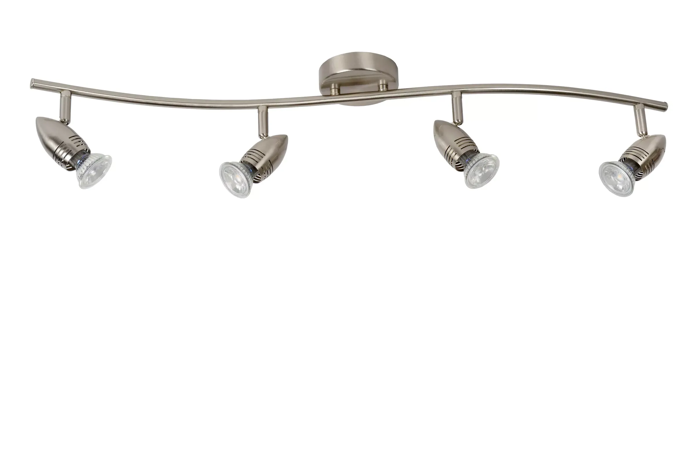 CARO-LED - Plafondspot - LED - GU10 - 4x5W 2700K - Mat chroom*Lucide New