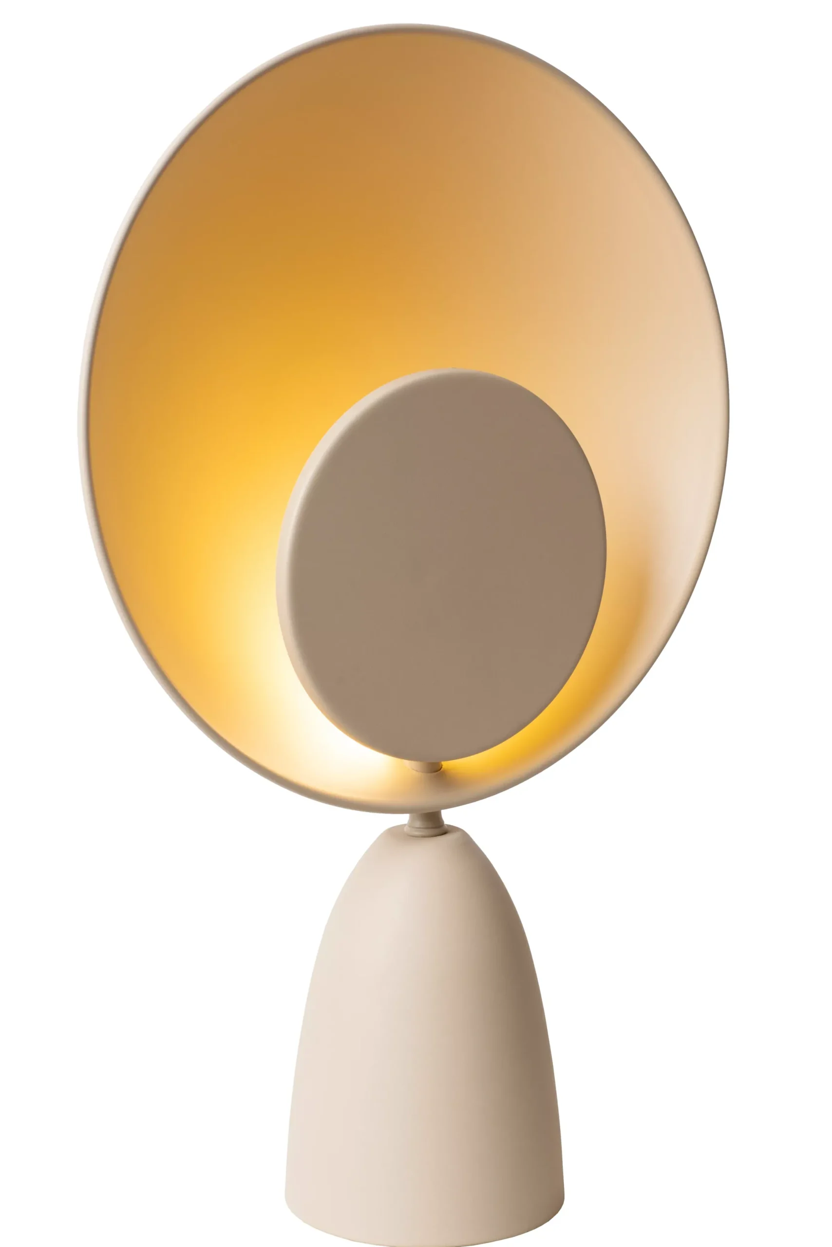 CASTAMAR - Tafellamp - Ø 25,5 cm - LED - 1x8W 2100K - Taupe*Lucide Shop