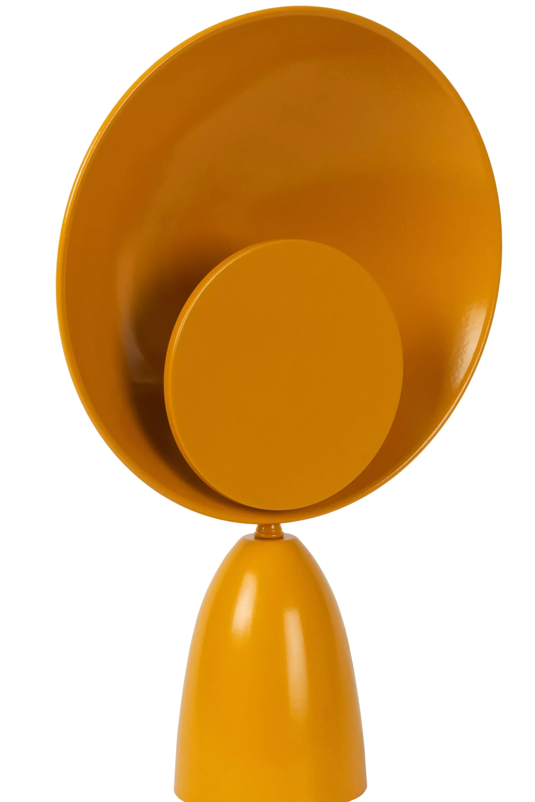 CASTAMAR - Tafellamp - Ø 25,5 cm - LED - 1x8W 2100K - Okergeel*Lucide Online