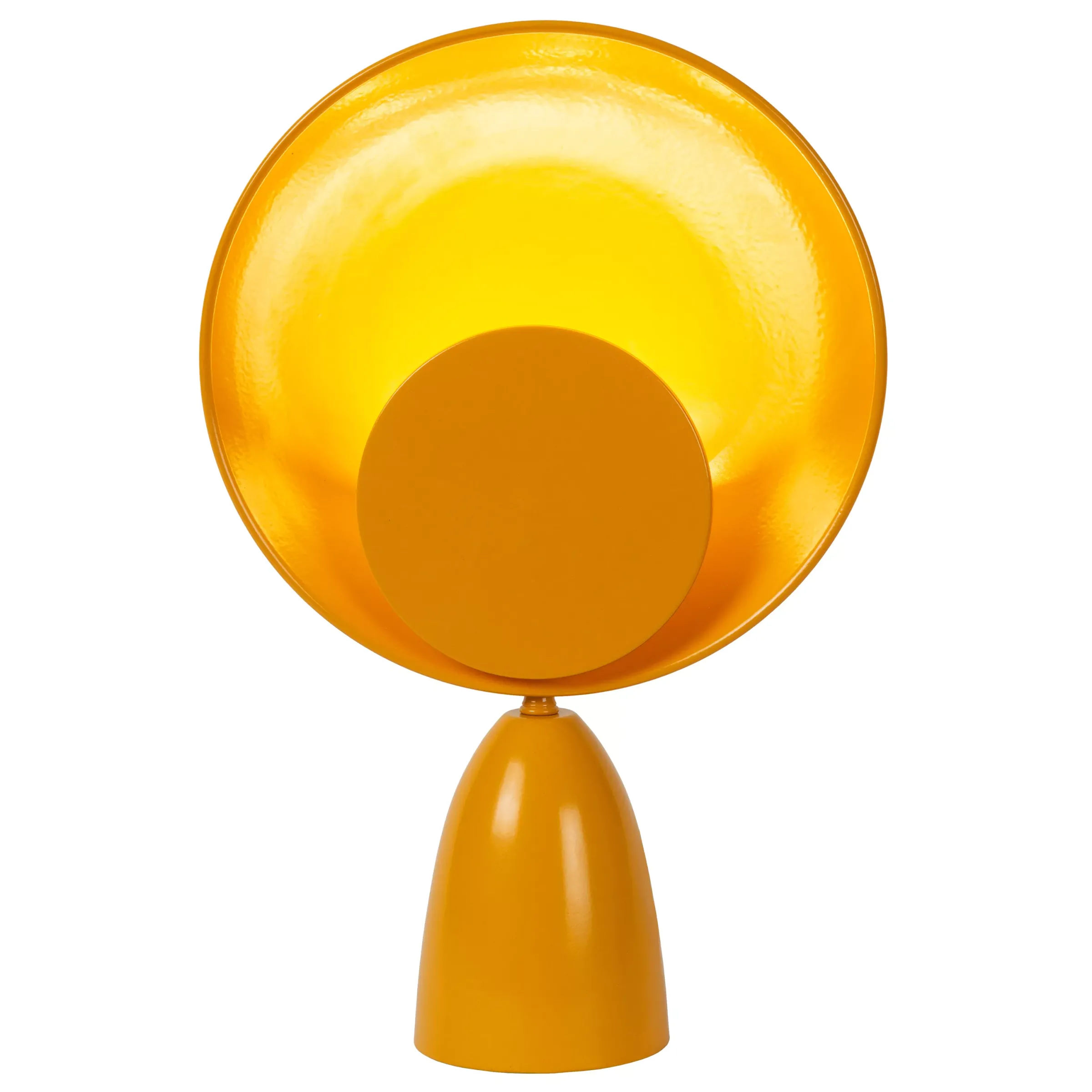 CASTAMAR - Tafellamp - Ø 25,5 cm - LED - 1x8W 2100K - Okergeel*Lucide Online