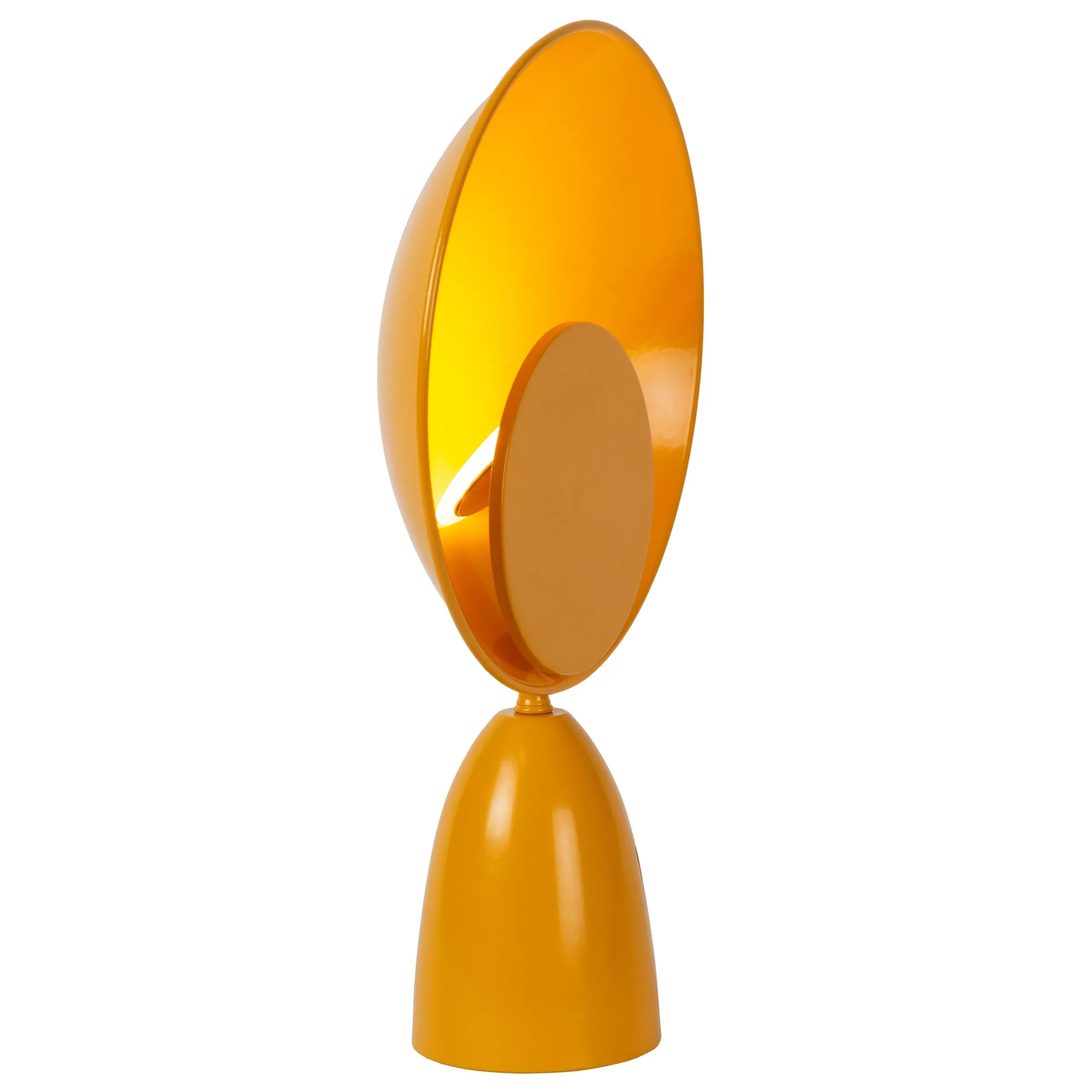 CASTAMAR - Tafellamp - Ø 25,5 cm - LED - 1x8W 2100K - Okergeel*Lucide Online