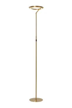 CELESTE - Vloerlamp - Ø 28 cm - LED Dimb. - 1x21W 2700K - Mat Goud / Messing*Lucide Flash Sale