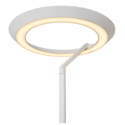 CELESTE - Vloerlamp - Ø 28 cm - LED Dimb. - 1x21W 2700K - Wit*Lucide Sale