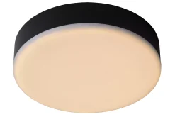 CERES-LED - Plafonnière Badkamer - Ø 21,5 cm - LED Dimb. - 1x30W 3000K - IP44 - Zwart*Lucide Sale