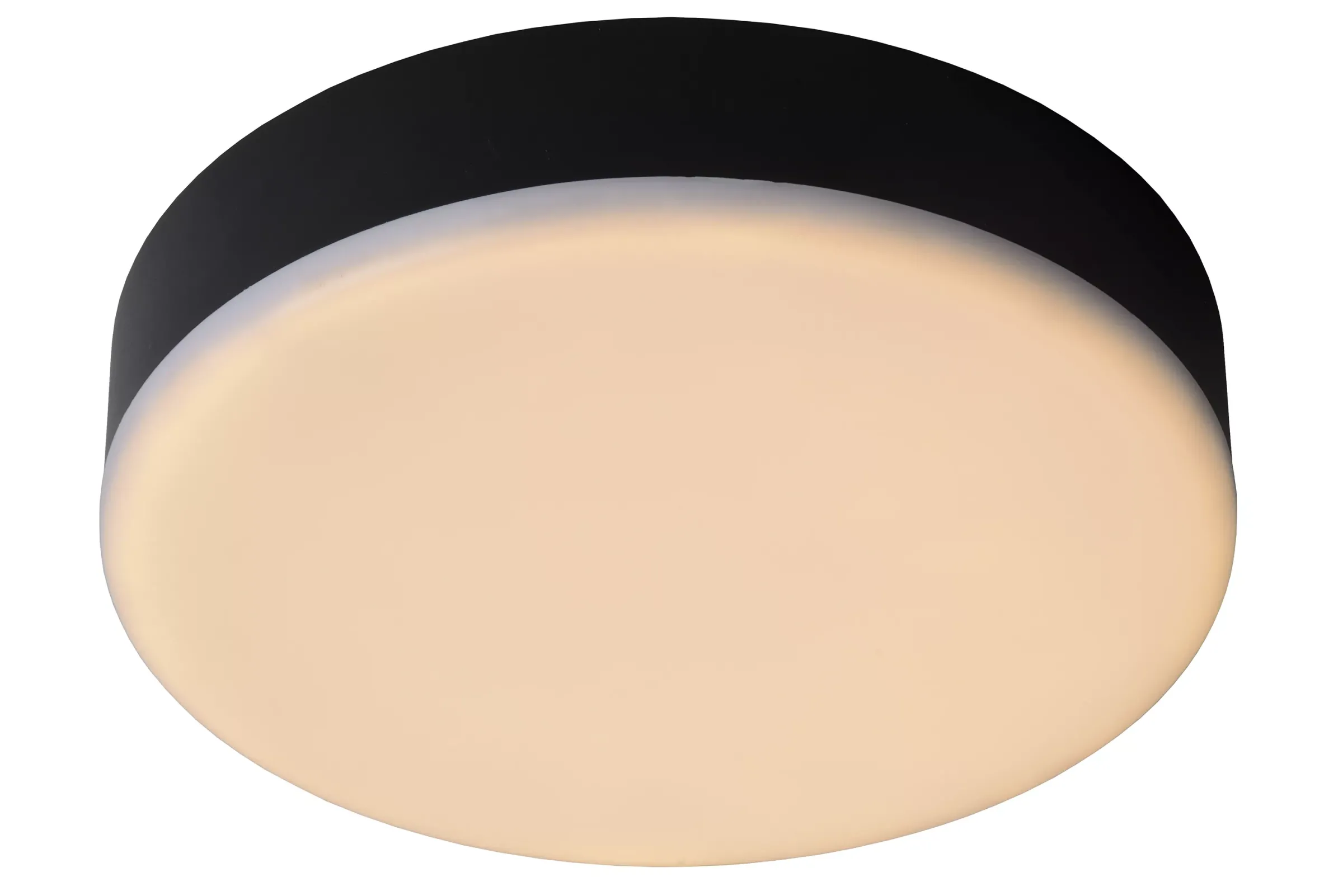 CERES-LED - Plafonnière Badkamer - Ø 21,5 cm - LED Dimb. - 1x30W 3000K - IP44 - Zwart*Lucide Sale