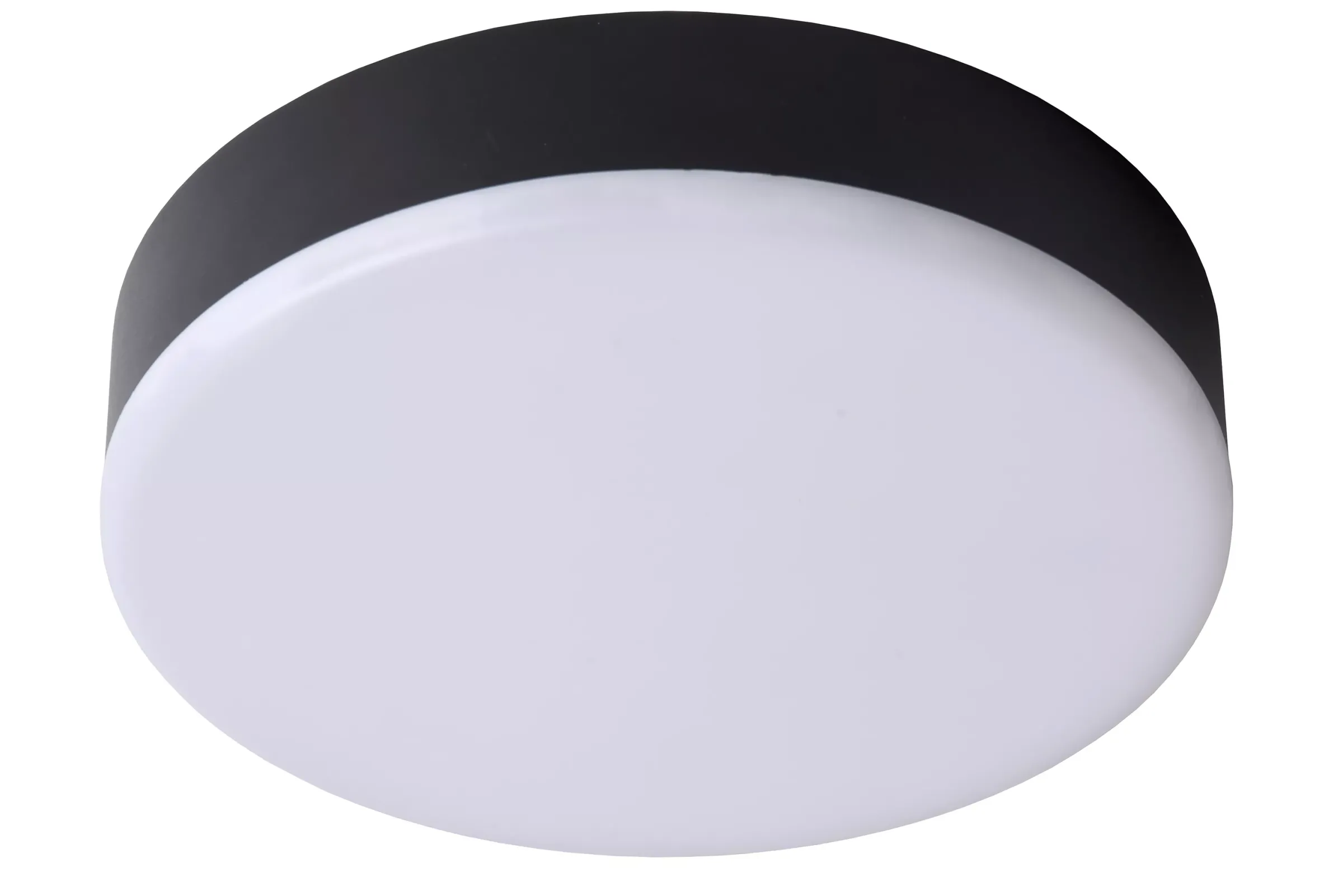 CERES-LED - Plafonnière Badkamer - Ø 21,5 cm - LED Dimb. - 1x30W 3000K - IP44 - Zwart*Lucide Sale