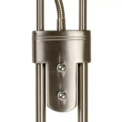 CHAMPION-LED - Leeslamp - Ø 30 cm - LED Dimb. - 3000K - Mat chroom*Lucide Cheap