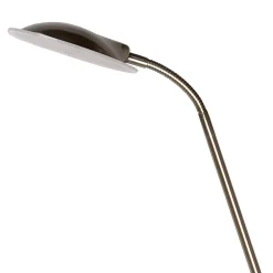CHAMPION-LED - Leeslamp - Ø 30 cm - LED Dimb. - 3000K - Mat chroom*Lucide Cheap