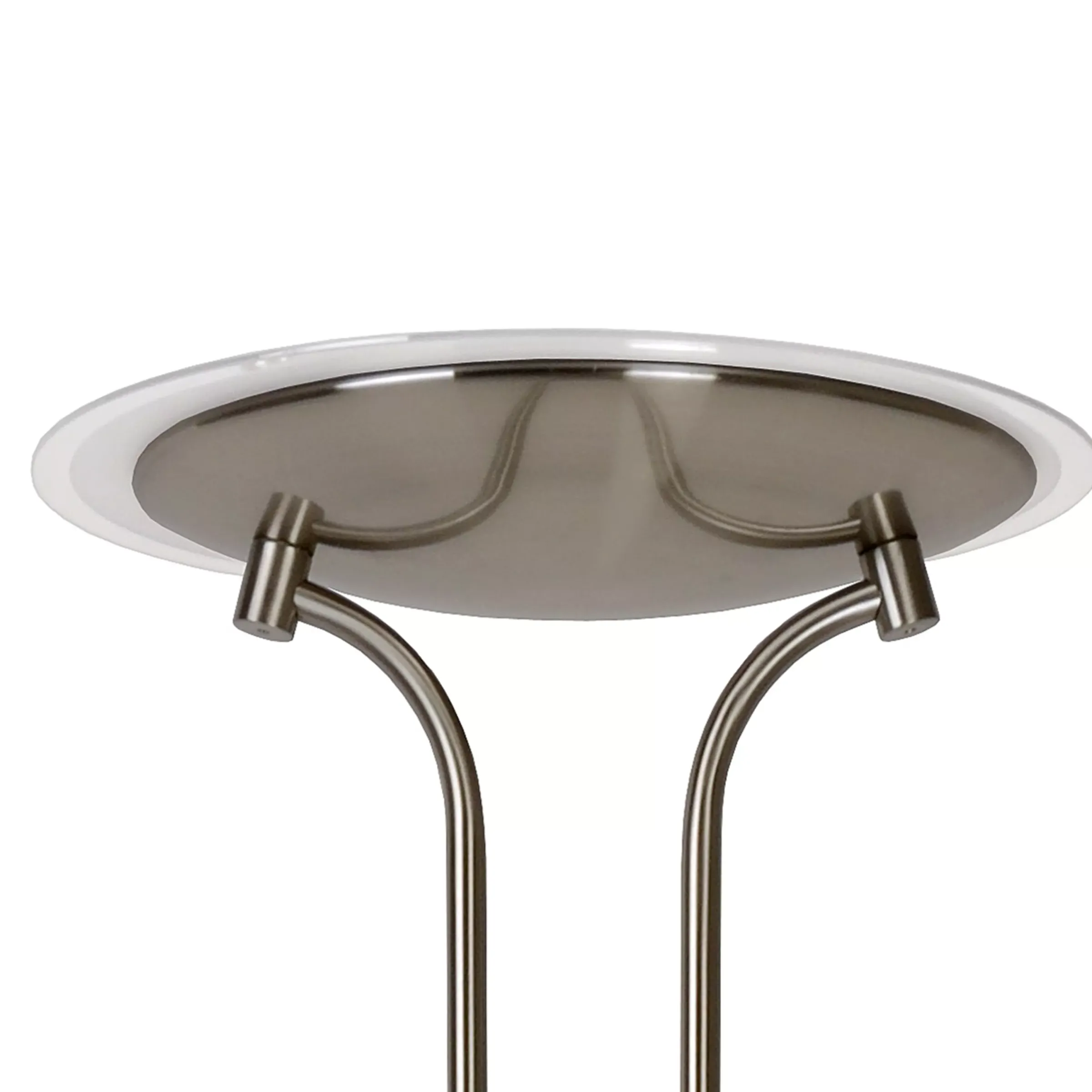 CHAMPION-LED - Leeslamp - Ø 30 cm - LED Dimb. - 3000K - Mat chroom*Lucide Cheap