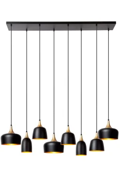 CHAYANNE - Hanglamp - 8xE14 - Zwart*Lucide Discount