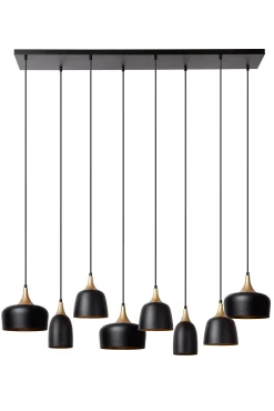 CHAYANNE - Hanglamp - 8xE14 - Zwart*Lucide Discount