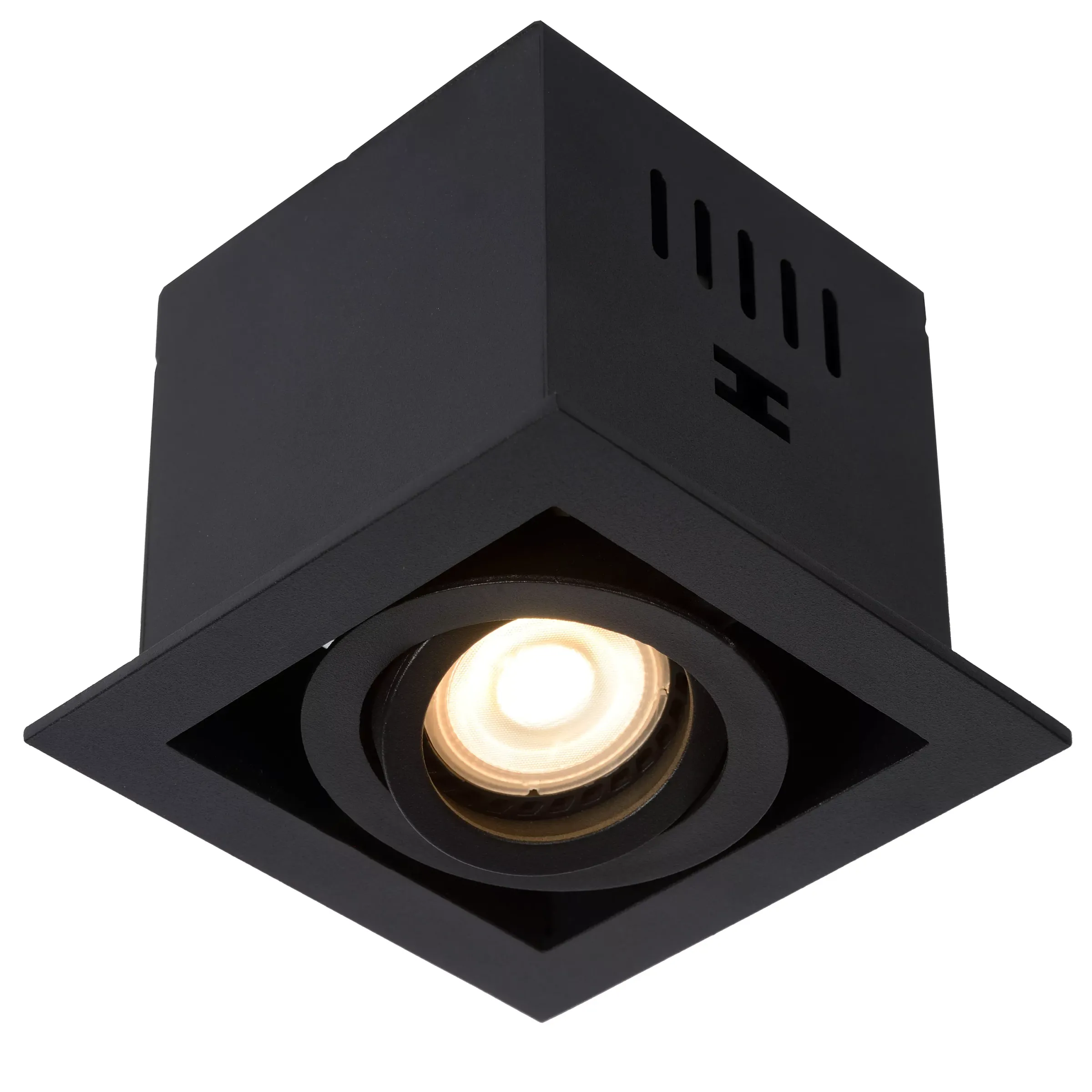 CHIMNEY - Inbouwspot - 1xGU10 - Zwart*Lucide Store