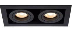 CHIMNEY - Inbouwspot - 2xGU10 - Zwart*Lucide Best Sale