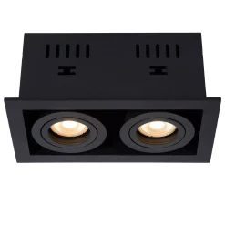 CHIMNEY - Inbouwspot - 2xGU10 - Zwart*Lucide Best Sale