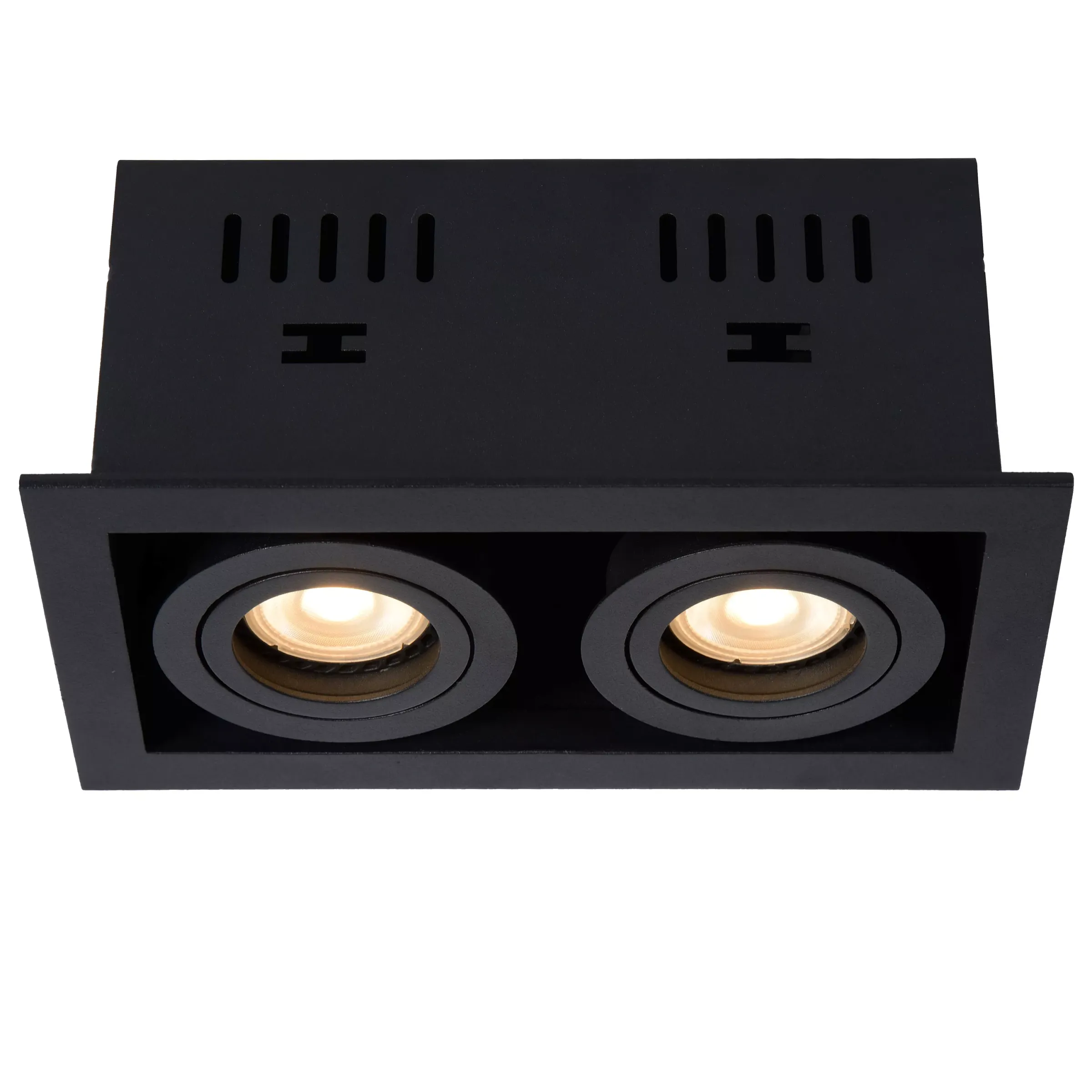CHIMNEY - Inbouwspot - 2xGU10 - Zwart*Lucide Best Sale