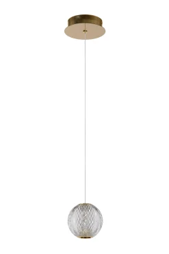 CINTRA - Hanglamp - Ø 14 cm - LED - 1x5,7W 2700K - Transparant*Lucide Clearance