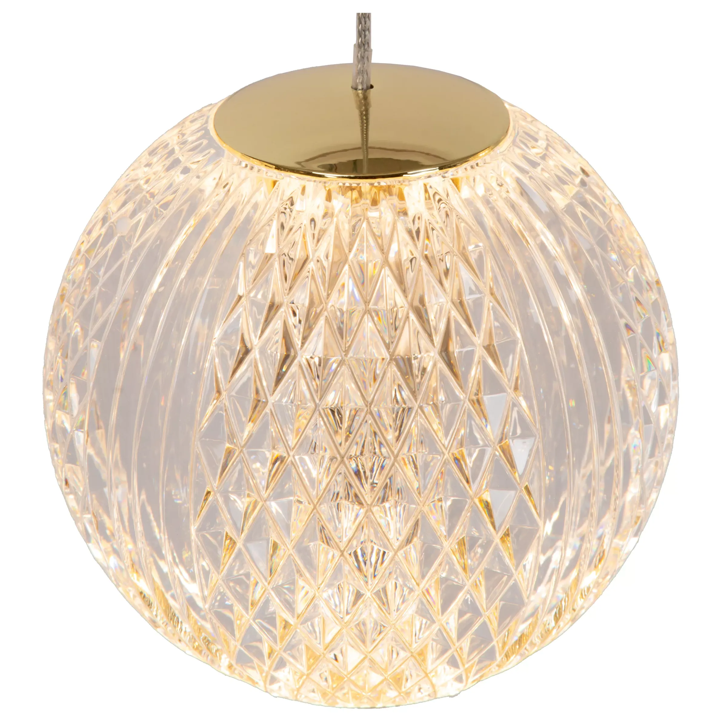 CINTRA - Hanglamp - LED Dimb. - 3x4,7W 2700K - Transparant*Lucide New