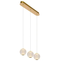 CINTRA - Hanglamp - LED Dimb. - 3x4,7W 2700K - Transparant*Lucide New
