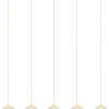 CINTRA - Hanglamp - LED Dimb. - 5x4,7W 2700K - Transparant*Lucide Fashion