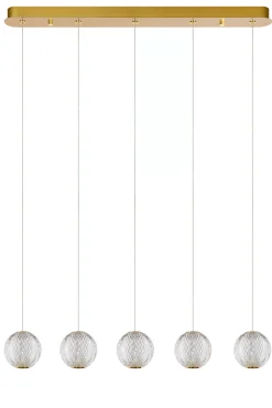 CINTRA - Hanglamp - LED Dimb. - 5x4,7W 2700K - Transparant*Lucide Fashion