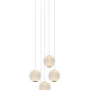 CINTRA - Hanglamp - Ø 32 cm - LED Dimb. - 5x4,7W 2700K - Transparant*Lucide Cheap
