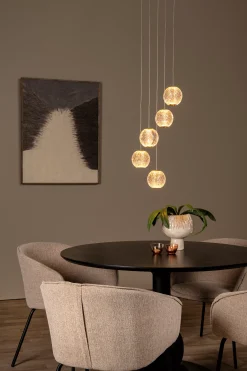 CINTRA - Hanglamp - Ø 32 cm - LED Dimb. - 5x4,7W 2700K - Transparant*Lucide Cheap