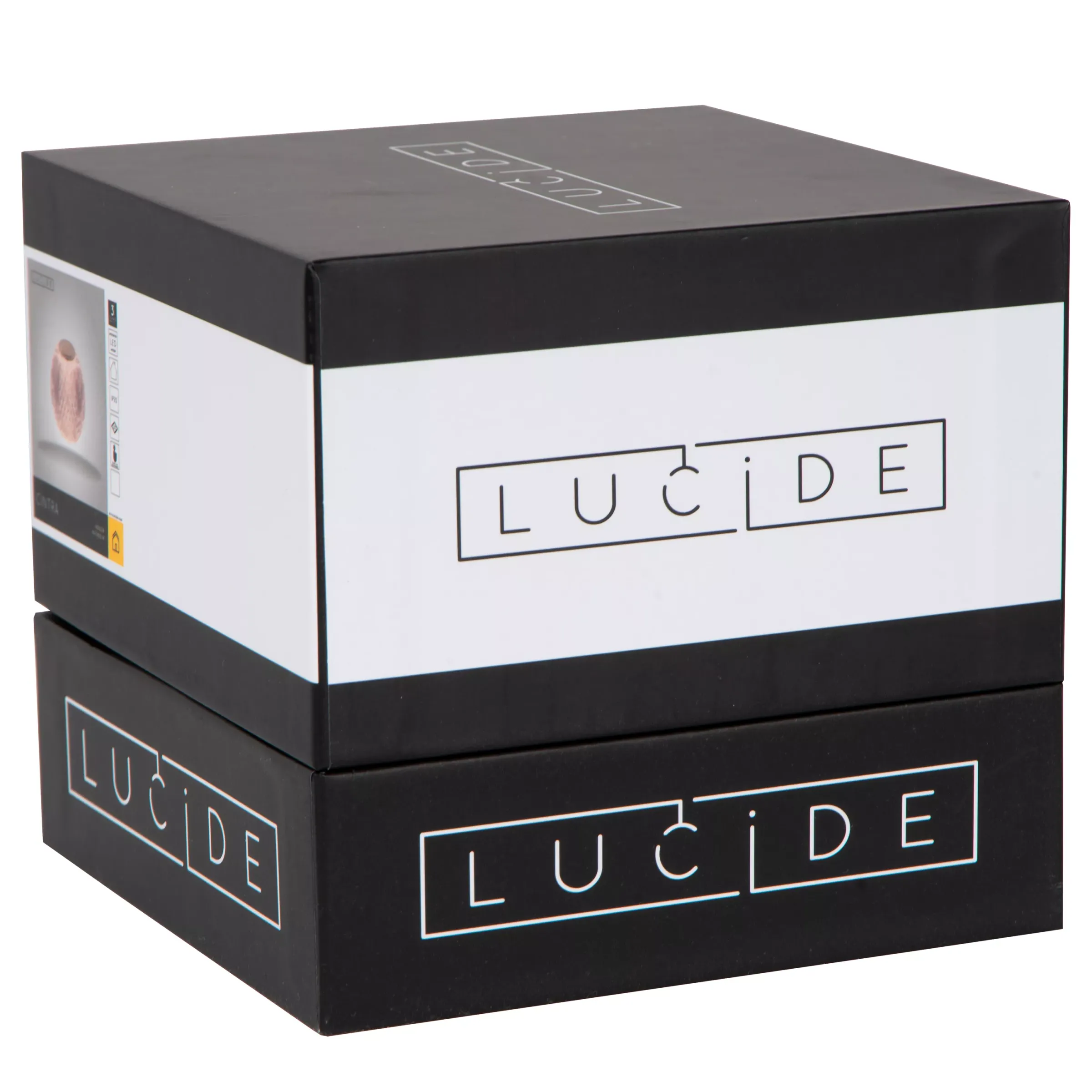 CINTRA - Oplaadbare Tafellamp - Accu/Batterij - Ø 11 cm - LED 3 StepDim - 1x2W 3000K - Transparant*Lucide Best