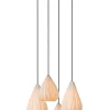 CINZIA - Hanglamp - Ø 55,5 cm - 4xE27 - Wit*Lucide Fashion