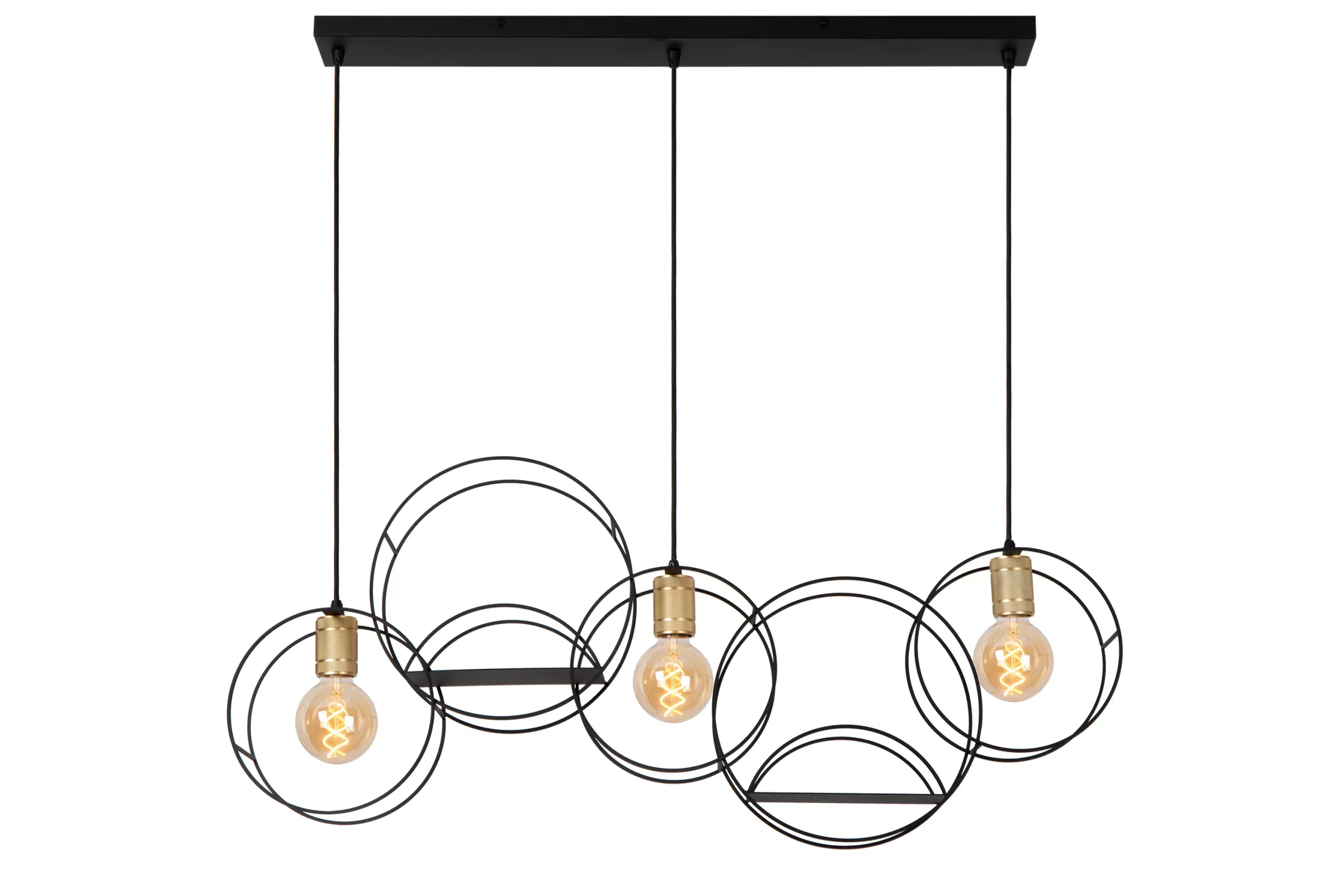 CIRCLE - Hanglamp - 3xE27 - Zwart*Lucide Best